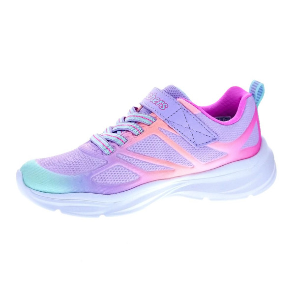 Zapatillas Skechers zapatos Niña modelo Power Jams Violeta Velcro