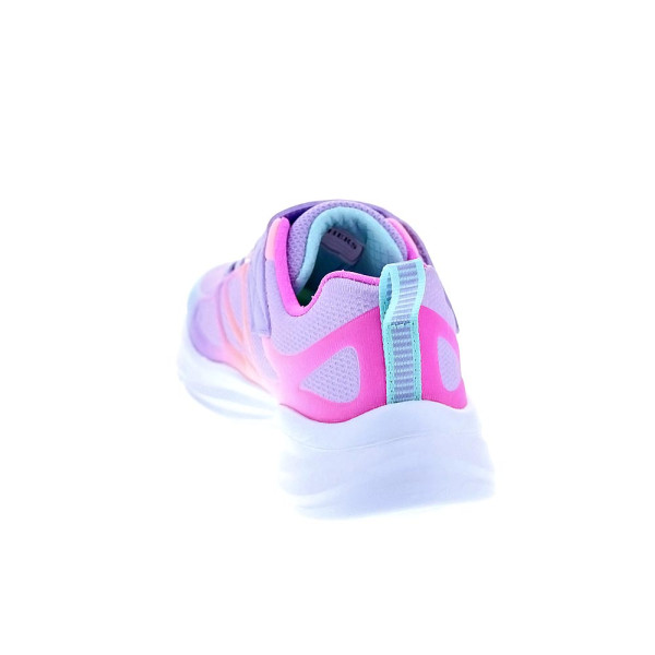 Zapatillas Skechers zapatos Niña modelo Power Jams Violeta Velcro