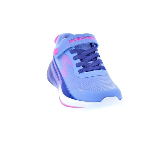 Zapatillas Skechers zapatos Niña modelo Wave 92 Azul Velcro