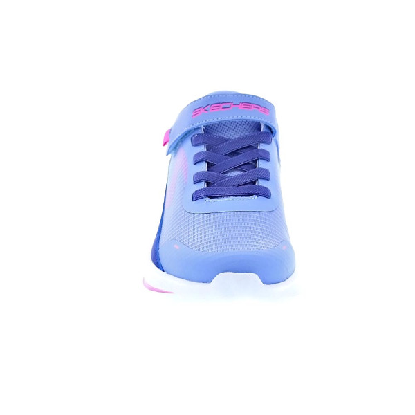 Zapatillas Skechers zapatos Niña modelo Wave 92 Azul Velcro