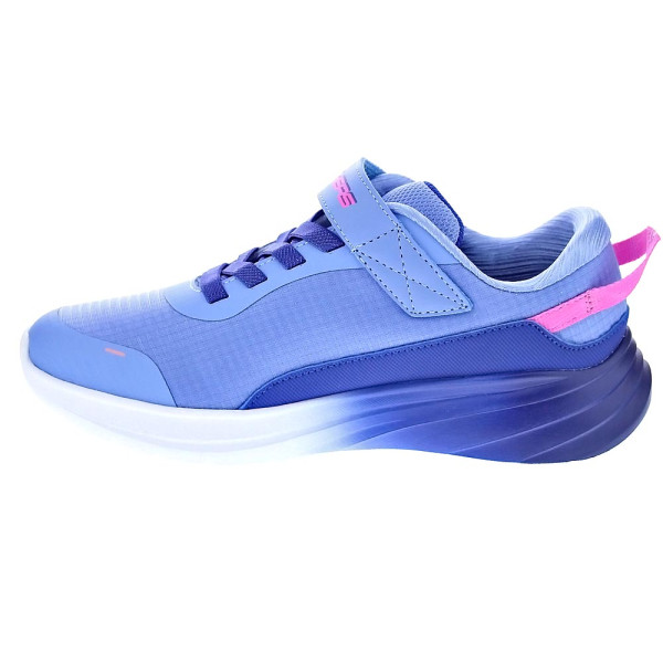 Zapatillas Skechers zapatos Niña modelo Wave 92 Azul Velcro