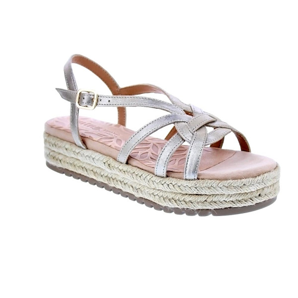 Sandalias Mtng zapatos Mujer modelo Amelie 51261 Oro Hebilla