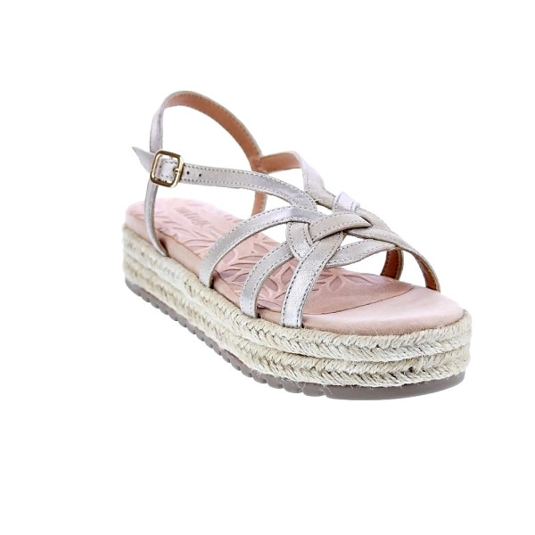 Sandalias Mtng zapatos Mujer modelo Amelie 51261 Oro Hebilla