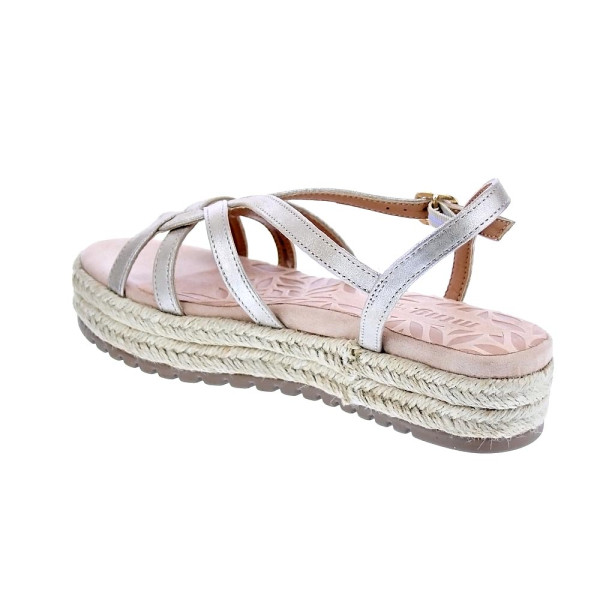 Sandalias Mtng zapatos Mujer modelo Amelie 51261 Oro Hebilla