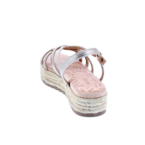 Sandalias Mtng zapatos Mujer modelo Amelie 51261 Oro Hebilla