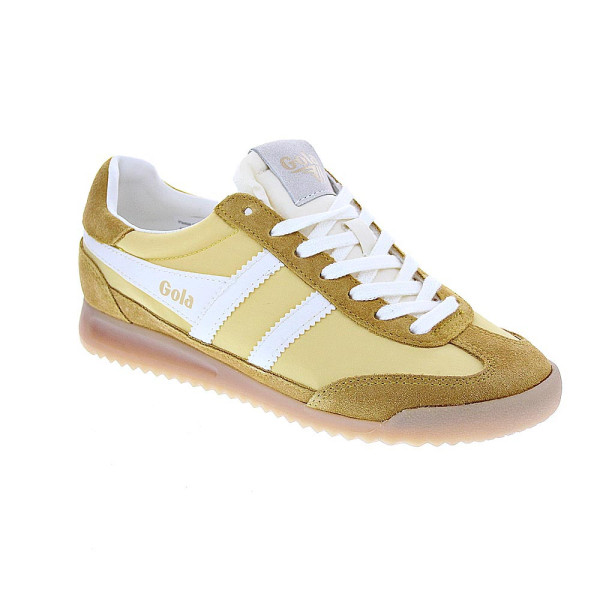 Zapatillas Gola zapatos Mujer modelo Firefly Amarillo Cordón