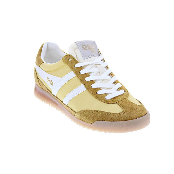 Zapatillas Gola zapatos Mujer modelo Firefly Amarillo Cordón