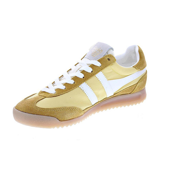 Zapatillas Gola zapatos Mujer modelo Firefly Amarillo Cordón