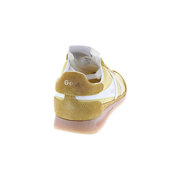 Zapatillas Gola zapatos Mujer modelo Firefly Amarillo Cordón