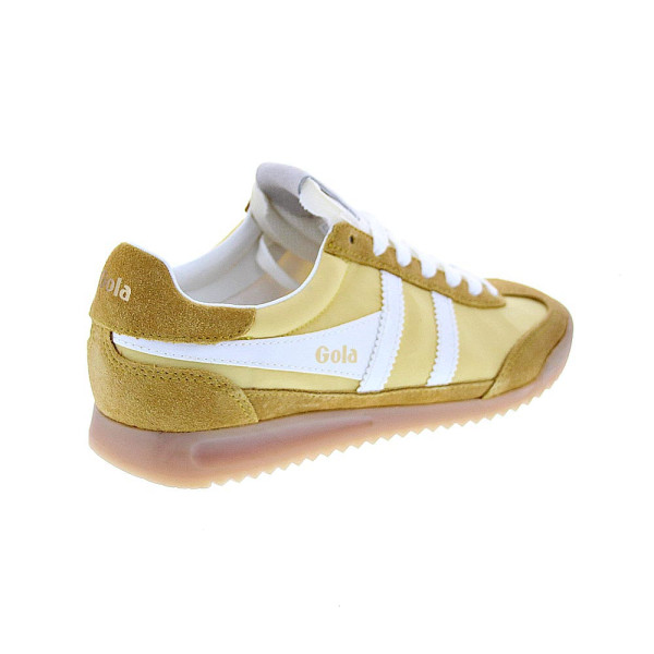 Zapatillas Gola zapatos Mujer modelo Firefly Amarillo Cordón