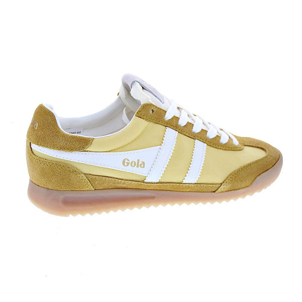 Zapatillas Gola zapatos Mujer modelo Firefly Amarillo Cordón