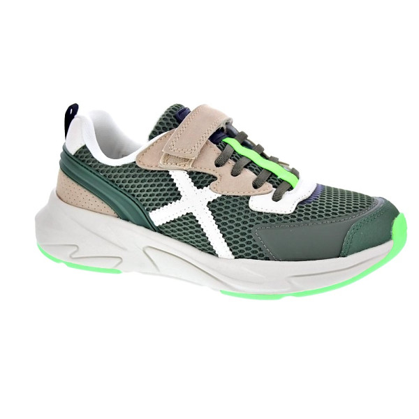 Zapatillas Munich zapatos Niño modelo Mini Track VCO 105 Verde Velcro