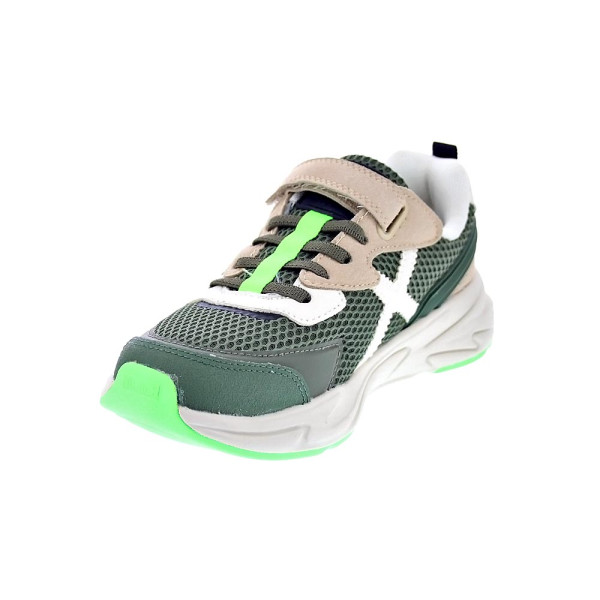Zapatillas Munich zapatos Niño modelo Mini Track VCO 105 Verde Velcro