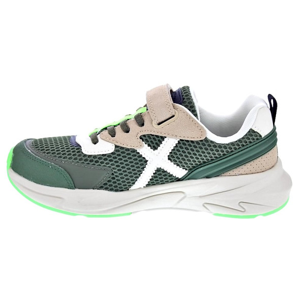 Zapatillas Munich zapatos Niño modelo Mini Track VCO 105 Verde Velcro