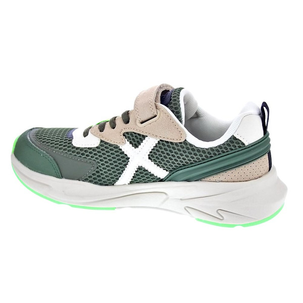 Zapatillas Munich zapatos Niño modelo Mini Track VCO 105 Verde Velcro