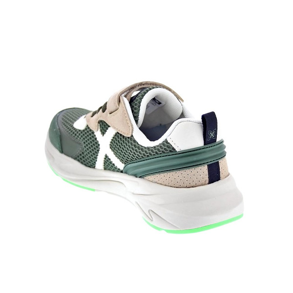 Zapatillas Munich zapatos Niño modelo Mini Track VCO 105 Verde Velcro