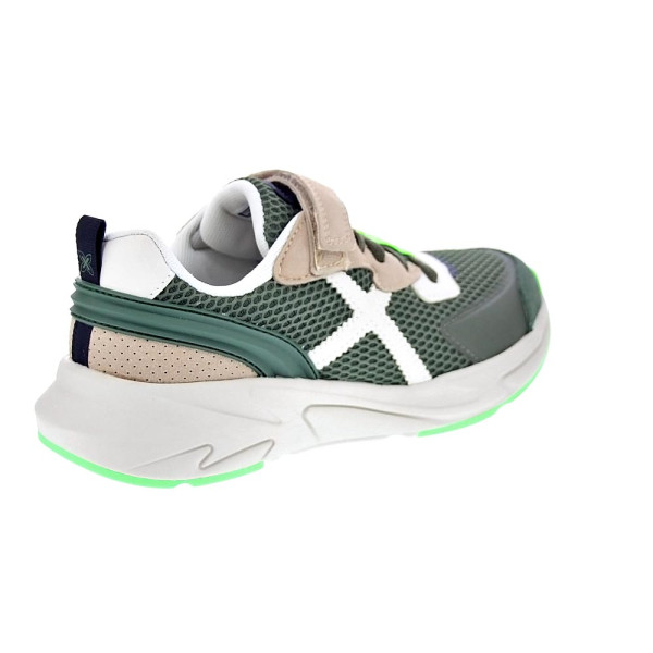 Zapatillas Munich zapatos Niño modelo Mini Track VCO 105 Verde Velcro