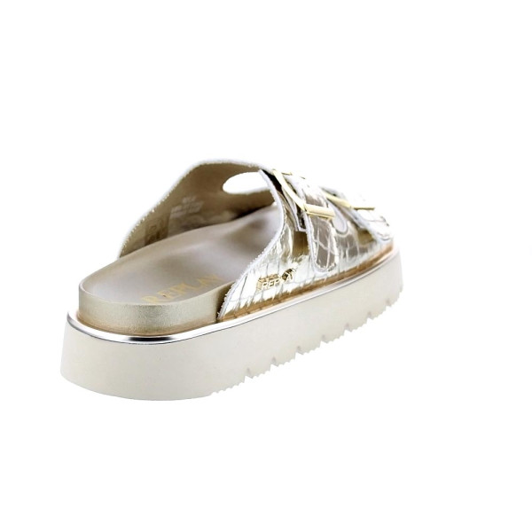 Sandalias Replay zapatos Mujer modelo Muddy Cocco Oro Hebillas