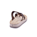Sandalias Fantasy Sandals zapatos Mujer modelo Caterina Taupe Marrón 