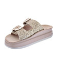 Sandalias Fantasy Sandals zapatos Mujer modelo Zefi Blanco Hebillas