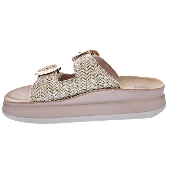 Sandalias Fantasy Sandals zapatos Mujer modelo Zefi Blanco Hebillas