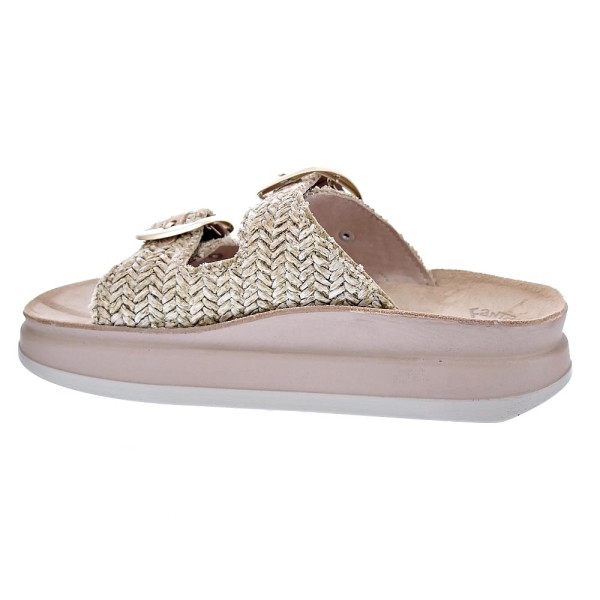 Sandalias Fantasy Sandals zapatos Mujer modelo Zefi Blanco Hebillas