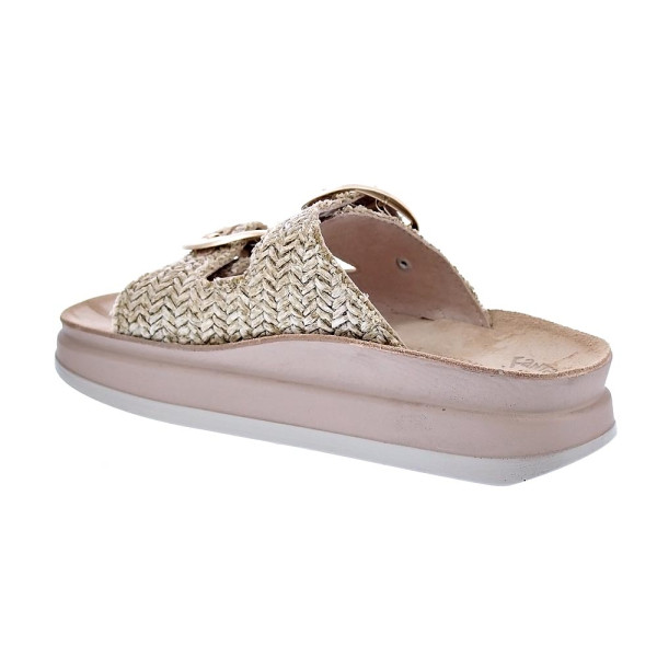 Sandalias Fantasy Sandals zapatos Mujer modelo Zefi Blanco Hebillas