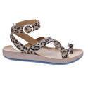 Sandalias Fantasy Sandals zapatos Mujer modelo Noham Marrón Hebillas