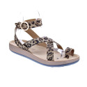 Sandalias Fantasy Sandals zapatos Mujer modelo Noham Marrón Hebillas