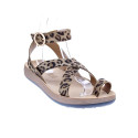 Sandalias Fantasy Sandals zapatos Mujer modelo Noham Marrón Hebillas