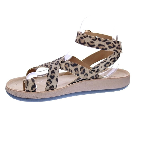 Sandalias Fantasy Sandals zapatos Mujer modelo Noham Marrón Hebillas