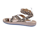 Sandalias Fantasy Sandals zapatos Mujer modelo Noham Marrón Hebillas