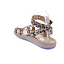 Sandalias Fantasy Sandals zapatos Mujer modelo Noham Marrón Hebillas