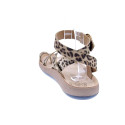 Sandalias Fantasy Sandals zapatos Mujer modelo Noham Marrón Hebillas