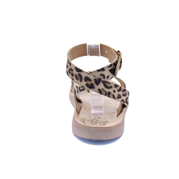 Sandalias Fantasy Sandals zapatos Mujer modelo Noham Marrón Hebillas