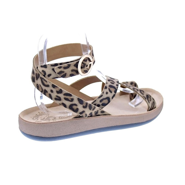 Sandalias Fantasy Sandals zapatos Mujer modelo Noham Marrón Hebillas