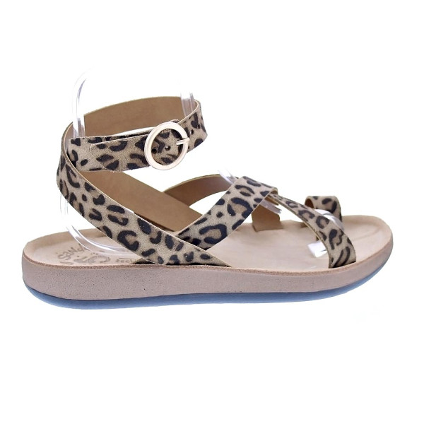 Sandalias Fantasy Sandals zapatos Mujer modelo Noham Marrón Hebillas