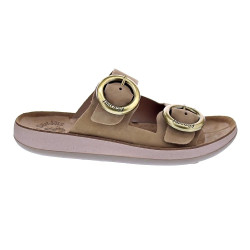 Sandalias Fantasy Sandals zapatos Mujer modelo Joya Marrón Hebillas