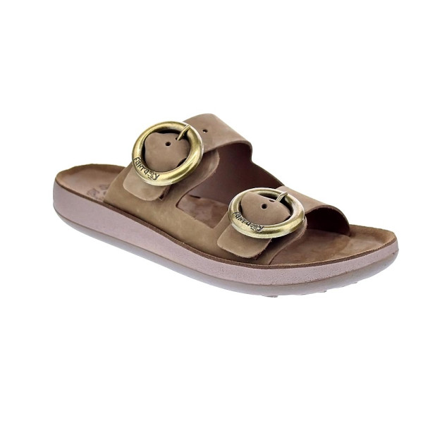 Sandalias Fantasy Sandals zapatos Mujer modelo Joya Marrón Hebillas