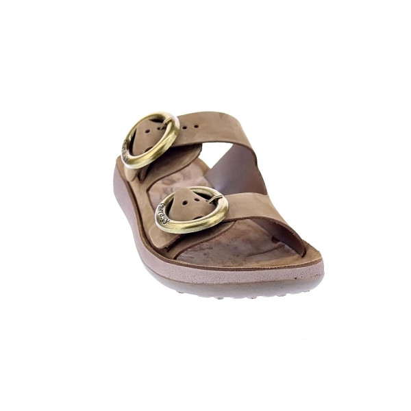 Sandalias Fantasy Sandals zapatos Mujer modelo Joya Marrón Hebillas