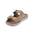 Sandalias Fantasy Sandals zapatos Mujer modelo Joya Marrón Hebillas