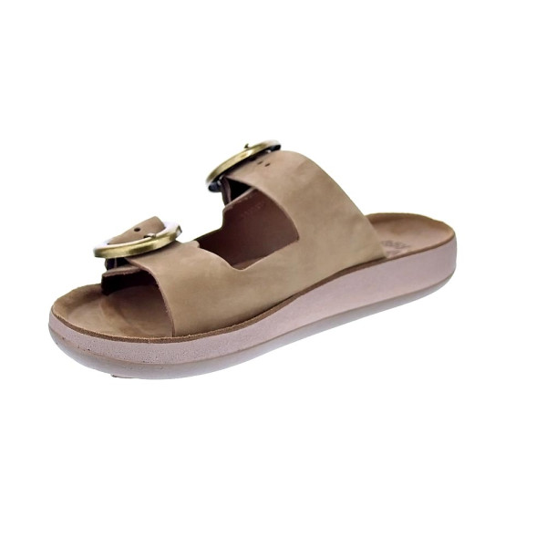 Sandalias Fantasy Sandals zapatos Mujer modelo Joya Marrón Hebillas