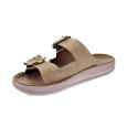 Sandalias Fantasy Sandals zapatos Mujer modelo Joya Marrón Hebillas