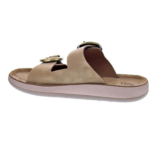 Sandalias Fantasy Sandals zapatos Mujer modelo Joya Marrón Hebillas