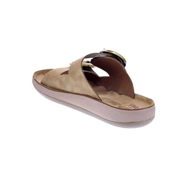 Sandalias Fantasy Sandals zapatos Mujer modelo Joya Marrón Hebillas