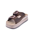 Sandalias Fantasy Sandals zapatos Mujer modelo Zefi Beige Hebillas