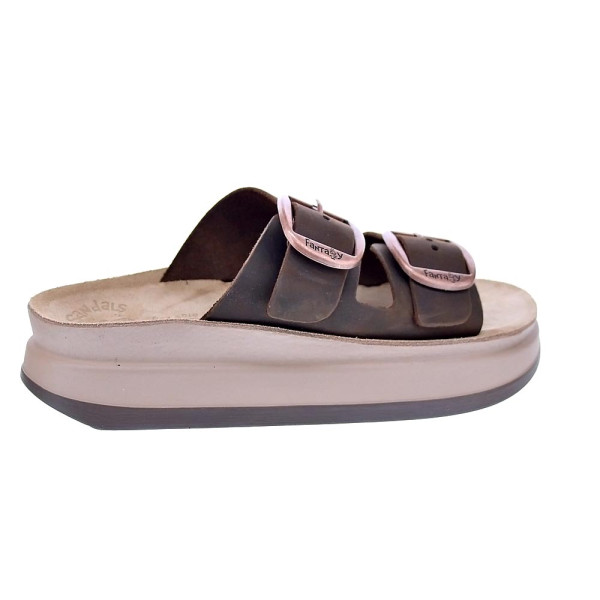 Sandalias Fantasy Sandals zapatos Mujer modelo Zefi Beige Hebillas