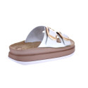 Sandalias Fantasy Sandals zapatos Mujer modelo Zefi Blanco Hebillas