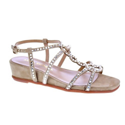 Sandalias Alma en Pena zapatos Mujer modelo V2551770 Beige Hebillas 2