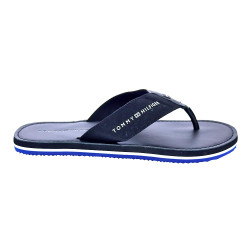 Chanclas Tommy Hilfiger zapatos Hombre modelo Hilfiger Leather Negro 